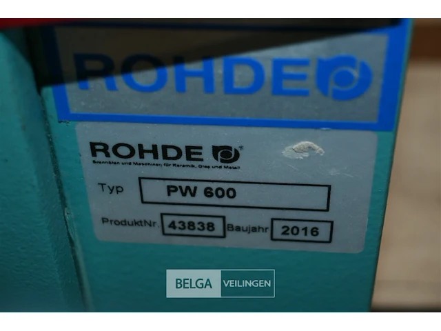 Kleiwals rohde pw 600 - afbeelding 6 van  6