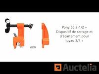 Klem- en spreidinrichting voor pony 56 slang - afbeelding 1 van  3