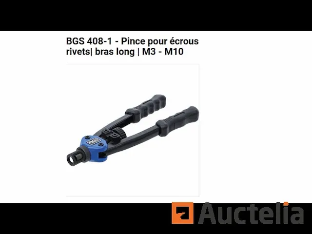Klem voor klinkmoeren m3 - m10 bgs 408-1 - afbeelding 1 van  1