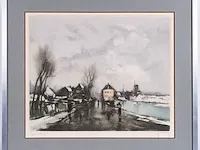 Kleurlithografie naar albert saverys - afbeelding 2 van  5