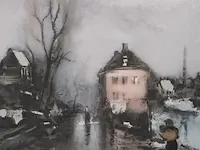 Kleurlithografie naar albert saverys - afbeelding 3 van  5