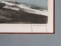 Kleurlithografie naar albert saverys - afbeelding 5 van  5