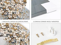 Kleurrijke levensboom ingelijste canvasprint - afbeelding 3 van  4