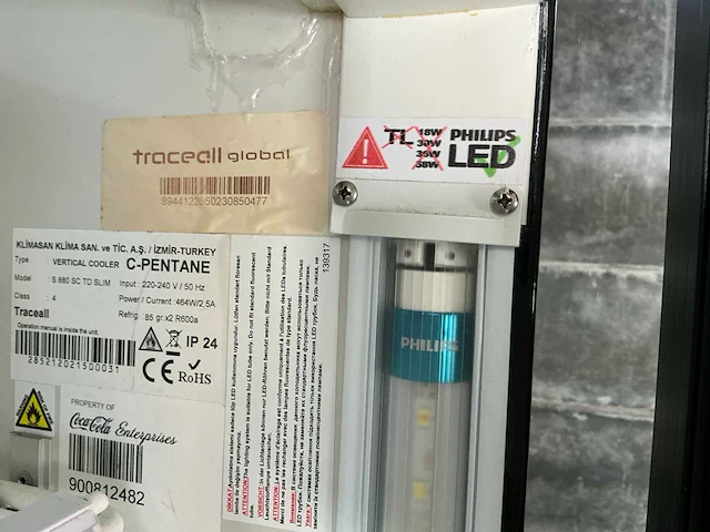 Klimasan vertical cooler s 880 sc td slim koelkast - afbeelding 8 van  11