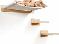 Klimwand met hangmat voor katten - afbeelding 1 van  3