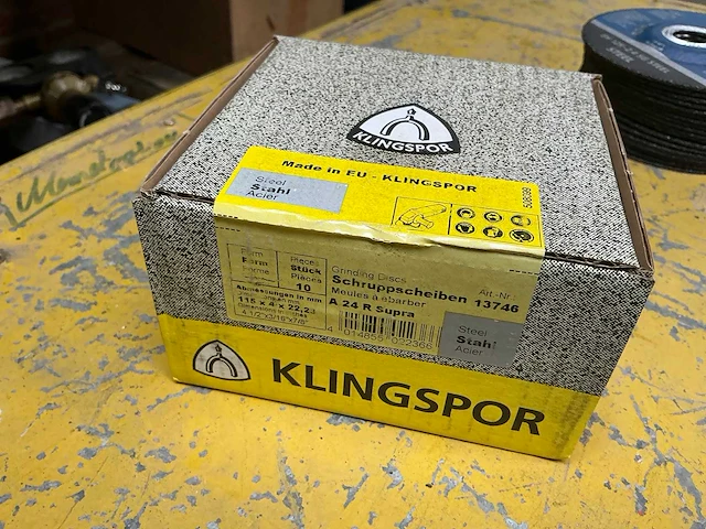 Klingspor a 24 r supra partij afbraamslijpschijven - afbeelding 1 van  4