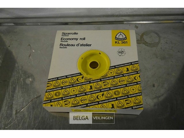 Klingspor kl 361 jf schuurrol korrel 60 - afbeelding 1 van  3