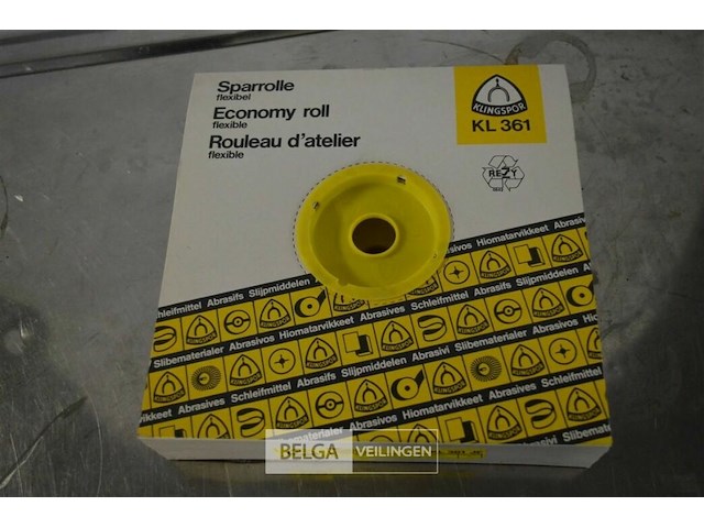 Klingspor kl 361 jf schuurrol korrel 60 - afbeelding 1 van  3