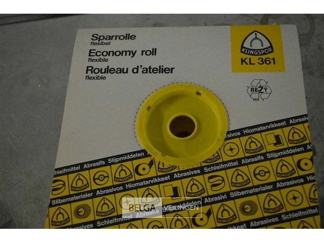 Klingspor kl 361 jf schuurrol korrel 60 - afbeelding 2 van  3