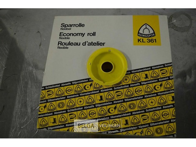 Klingspor kl 361 jf schuurrol - afbeelding 1 van  2