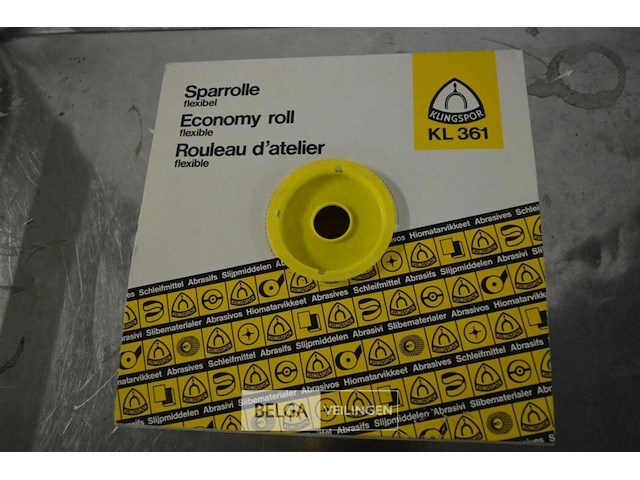 Klingspor kl 361 jf schuurrol - afbeelding 1 van  2