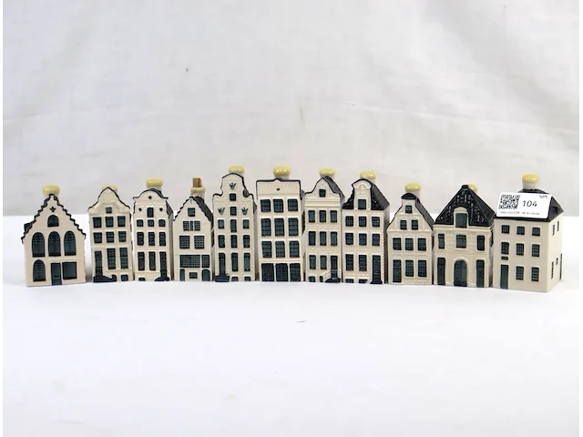 Klm decoratieve huisjes (x11) - afbeelding 1 van  5