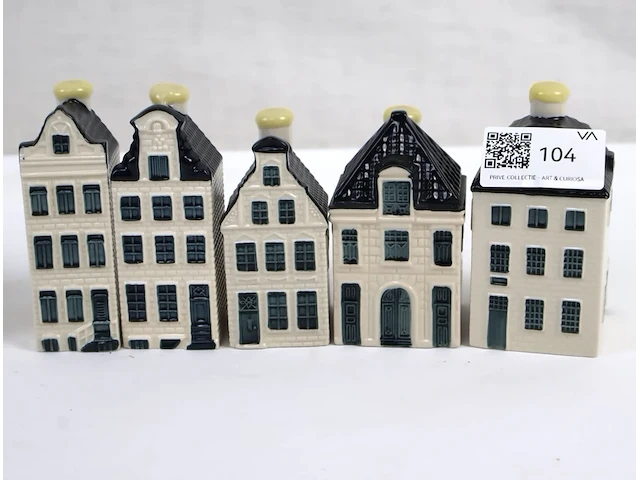 Klm decoratieve huisjes (x11) - afbeelding 2 van  5