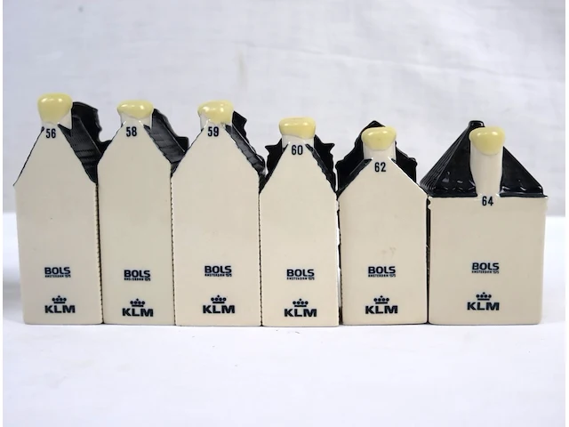Klm decoratieve huisjes (x11) - afbeelding 5 van  5