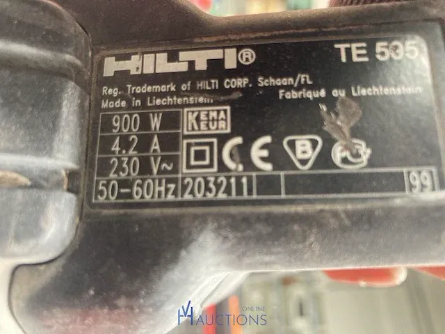 Klopboorhamer hilti - afbeelding 3 van  3