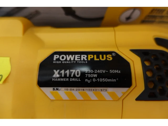 Klopboorhamer powerplus - afbeelding 3 van  3