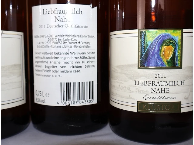 Klostor liebfraumilch 2011 (x12) - afbeelding 3 van  3