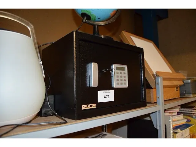 Kluis kreator, 2 wereldbollen, bluetooth speaker , wekker - afbeelding 4 van  8