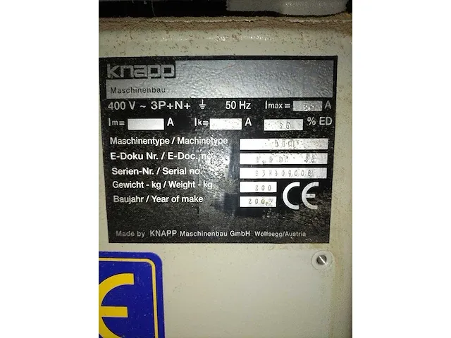 Knapp houtbewerkingsmachine - afbeelding 5 van  5
