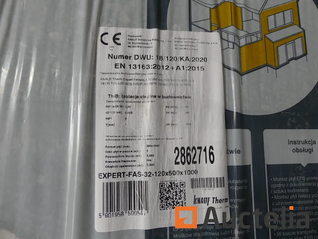 Knauf therm fasa32da een stijve isolatieplaat - afbeelding 5 van  5