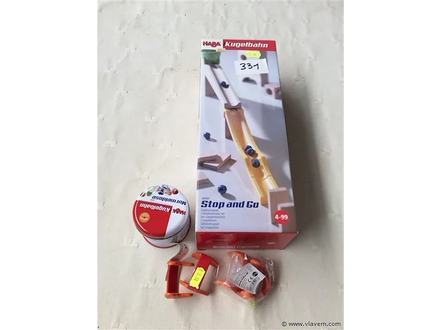 Knikkerbaan uitbreiding + knikkers - afbeelding 1 van  2