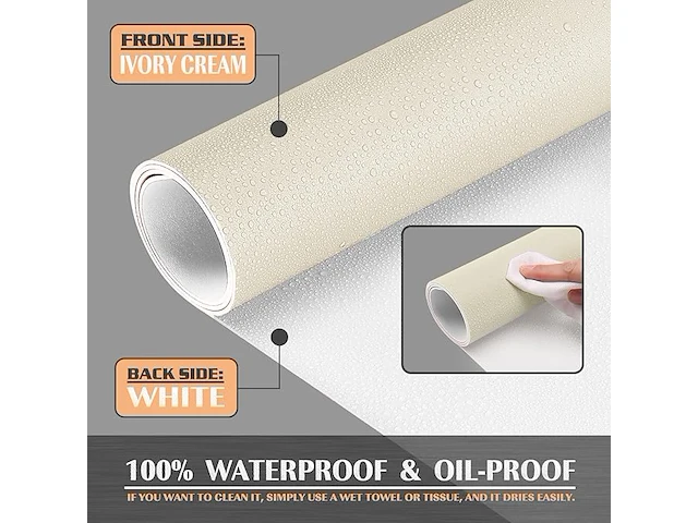 Knodel bureaumat ivory 43x120cm - afbeelding 2 van  2