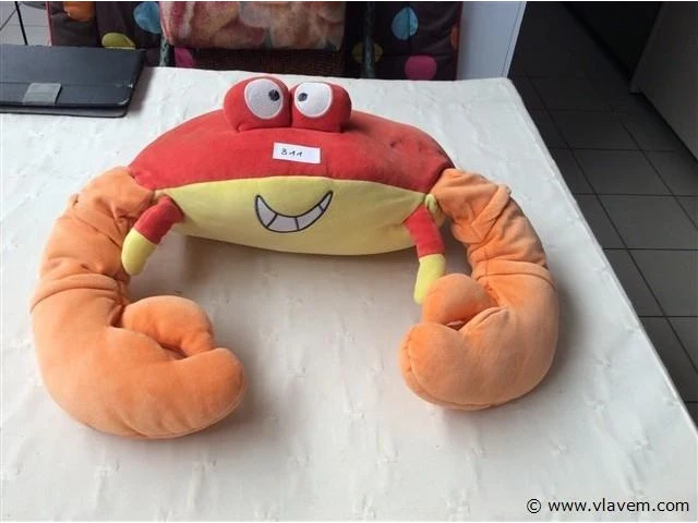 Knuffel krab woody - afbeelding 1 van  2