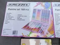 Knutselsets kinderen 168 & 86 stuks, 4 dozen - afbeelding 2 van  3