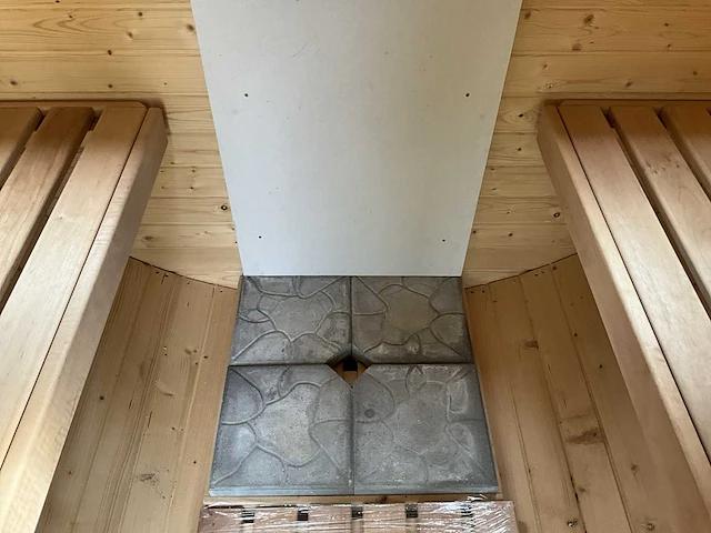 Koba buiten sauna - saunabarrel 2,5x2,25m - afbeelding 2 van  27