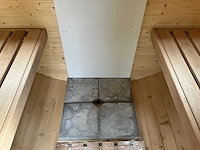 Koba buiten sauna - saunabarrel 2,5x2,25m - afbeelding 2 van  27