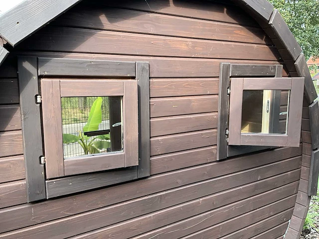 Koba buiten sauna - saunabarrel 2,5x2,25m - afbeelding 8 van  27