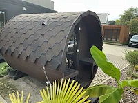 Koba buiten sauna - saunabarrel 2,5x2,25m - afbeelding 11 van  27