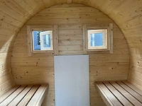 Koba buiten sauna - saunabarrel 2,5x2,25m - afbeelding 24 van  27