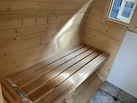 Koba buiten sauna - saunabarrel 2,5x2,25m - afbeelding 26 van  27