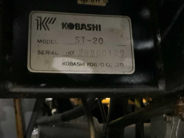 Kobashi st-20 sneeuwruimer - afbeelding 10 van  10