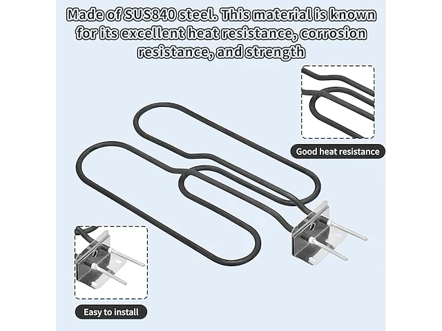 Kocusu verwarmingselement 66631 voor weber elektrische grill - afbeelding 4 van  5