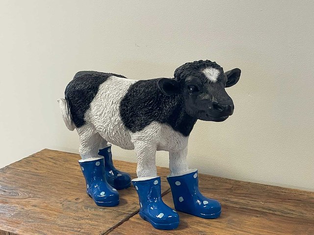 Koe met blauwe botjes h30cm - afbeelding 1 van  2