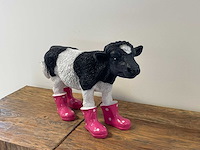 Koe met roze botjes h30cm - afbeelding 1 van  2