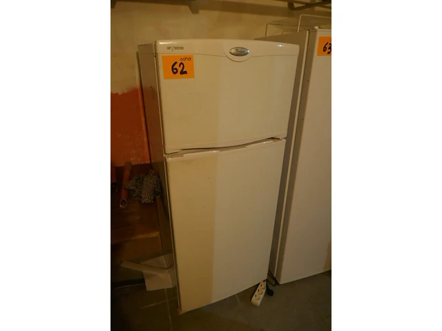 Koel en vriescombinatie witte kleur whirlpool - afbeelding 1 van  3