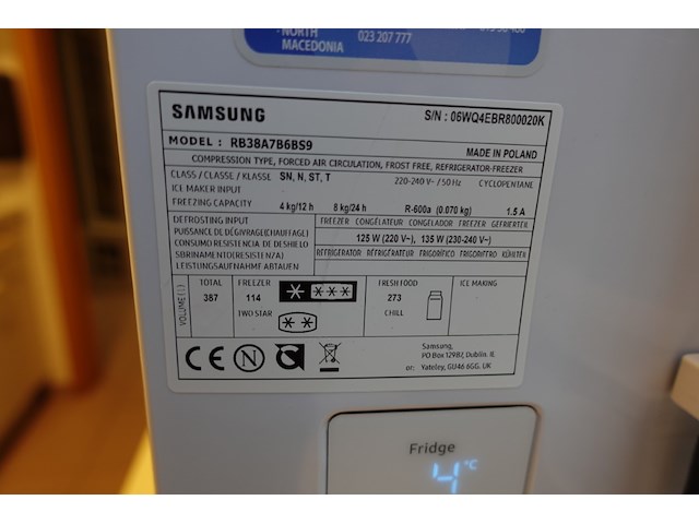 Koel-vries combinatie samsung - afbeelding 4 van  5