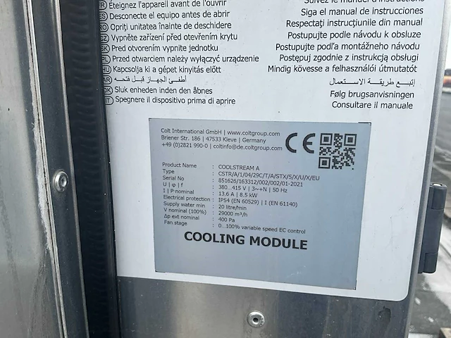 Koeling en ventilatiesysteem colt star - afbeelding 35 van  51