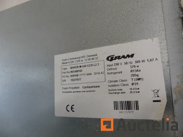 Koelkast gram baker m 550 cch l 2 2 - afbeelding 6 van  6
