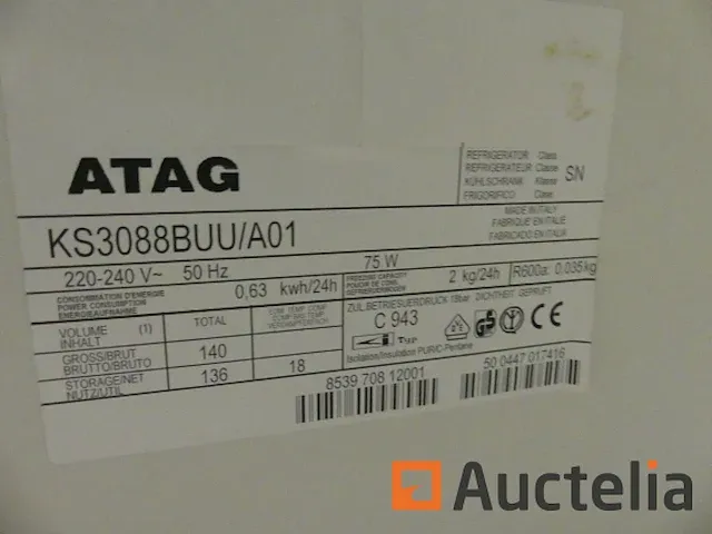 Koelkast ingebouwde atag-ks3088buu - afbeelding 10 van  20