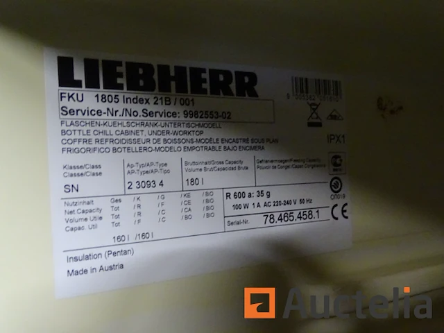 Koelkast liebherr profiline - afbeelding 1 van  6