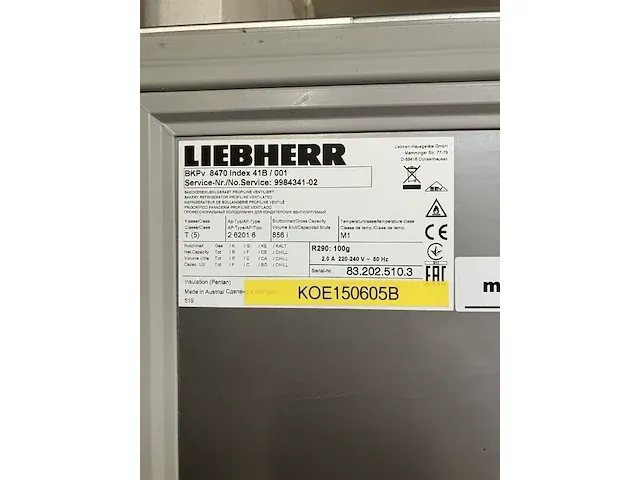 Koelkast liebherr - afbeelding 6 van  8