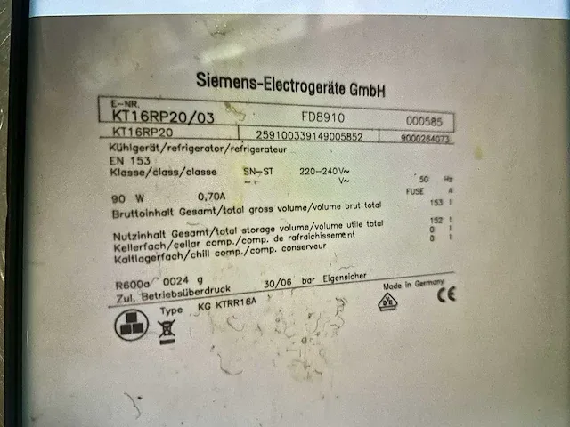 Koelkast siemens kt16rp20 - afbeelding 5 van  5