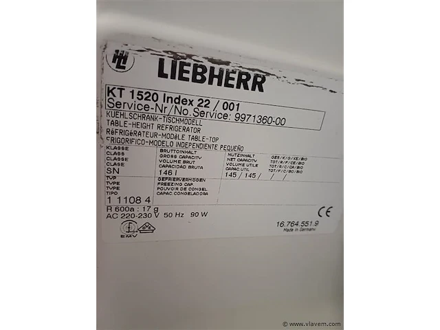 Koelkast - afbeelding 3 van  3