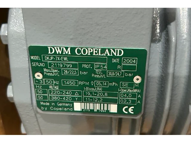 Koelmotor dwm copeland - afbeelding 4 van  4
