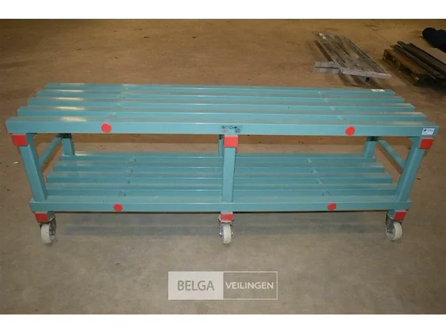 Koelrek op wielen - ± 180x60x62 - afbeelding 1 van  4