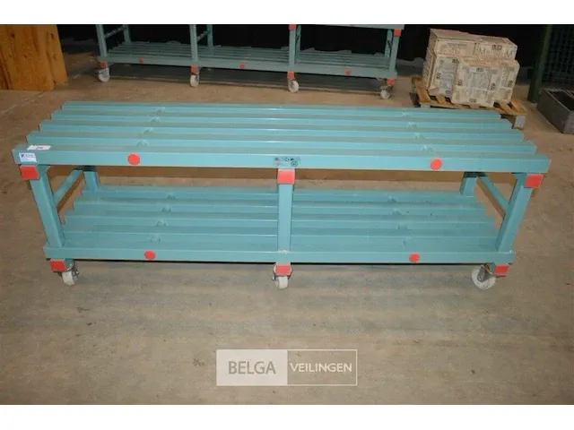 Koelrek op wielen - ± 180x60x62 - afbeelding 2 van  4